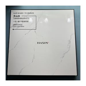 Baldosas de Porcelana Blanca Pakala <span class=keywords><strong>para</strong></span> Interiores, Piedra Sinterizada Tipo Mármol, Formato Grande 1200X1200 <span class=keywords><strong>para</strong></span> Comedores - Product Image 5