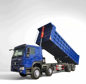 รถบรรทุกหนัก Howo Euro 3 ดีเซล พวงมาลัยซ้าย 8x4 รถดัมพ์ รถหัวลาก 375 แรงม้า 375 ผลิตในจีน มีสินค้าในสต็อกพร้อมขาย - Product Image 1