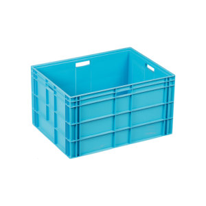 KT 8644 Stackable Virgin Polypropylene Industrial Plastic <b>Storage</b> <b>Crate</b> Solid Box Euronorm Design - Product Image 1