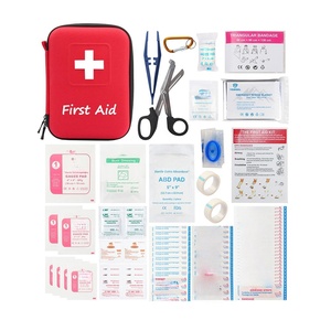 Kit de Supervivencia Médica de Emergencia Portátil, Bolsa Impermeable Roja, Desinfección por Infrarrojos Lejanos, Kit de Primeros Auxilios para el Cuidado de la Salud en el Hogar - Product Image 1