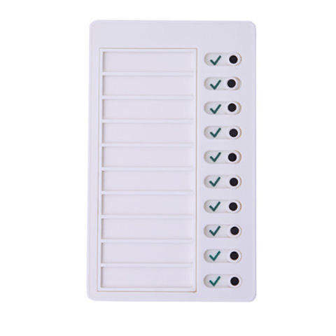 Blanc et noir blanc boutons + 10 pcs papier