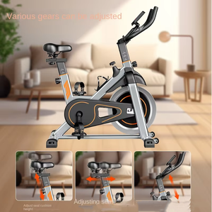 Vélo de spinning compact en acier pour entraînements à domicile avec capteur de pouls, résistance magnétique et affichage numérique – Vente en gros - Product Image 3