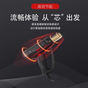 ปืนลมร้อน Tgk รุ่น Hg5510 Hg5520 ปรับอุณหภูมิได้ 220V สำหรับงานอุตสาหกรรม ใช้สำหรับรีดร้อนและลอกกาว - Product Image 3