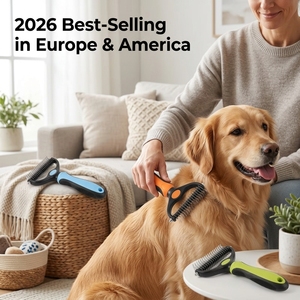 Produit Tendance 2026 – Peigne Démêlant Portable Double Face en Acier Inoxydable pour Chien, Chat et Petits Animaux - Product Image 1