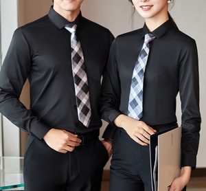 <span class=keywords><strong>Camisa</strong></span> de Vestir de Manga Larga <span class=keywords><strong>Azul</strong></span> para Uniforme de Oficina, de Alta Calidad, Personalizable, para Hombres <span class=keywords><strong>y</strong></span> Mujeres, Ropa de Trabajo para Ventas - Product Image 6