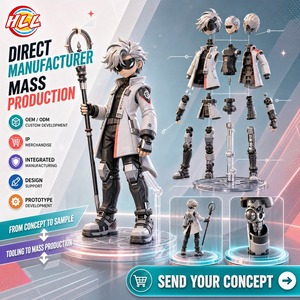 <span class=keywords><strong>Figurine</strong></span> d'anime et de dessin animé personnalisée OEM/ODM, en PVC/ABS, avec base stable, pour affichage sur bureau, idéale pour les produits dérivés IP et les cadeaux de collection - Product Image 1