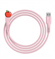 Cable USB de PVC con Certificación MFi, de Carga Rápida 3A, Diseño Ecológico, Larga Duración, para Uso con Cámara, Garantía de Calidad