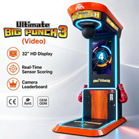 Machine d'arcade de boxe à monnayeur Neofuns Ultimate Big Punch avec écran LED de 32 pouces pour FEC