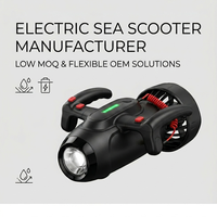 Scooter sous-marin OEM à faible MOQ, 1000W 1500W, avec phare LED, propulseur aquatique, affichage de puissance, double poignée et hélice