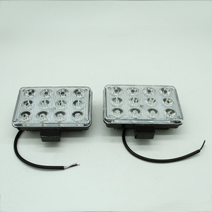 Focos LED para coche, 55W, 6000K, 12V, 6000LM, cuadrados, para actualización y reacondicionamiento - Product Image 1