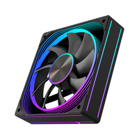 Ventilador RGB de 120 mm con Certificación de Patente de Fábrica LOVINGCOOL, Superficie de Espejo Cuadrada Grande, Radiador de CPU para Computadora Gamer