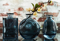 Vase cylindrique en verre, style nordique, grand, transparent, hydroponique, décoration d'intérieur, créatif, Noël, terrarium moderne, décoration de table