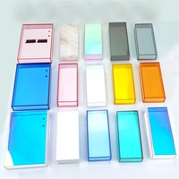Organisateur de cils en acrylique, palette à cils en acrylique, support pour cils, boîte DIY pour extensions de cils, tuiles en acrylique, palettes pour cils en vison
