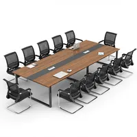 핫 세일 한 조각 맞춤형 럭셔리 사무실 회의 책상 상업 회의 테이블