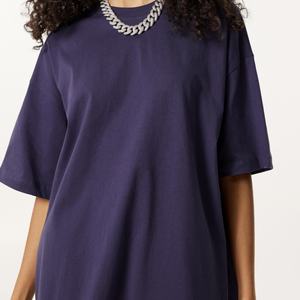 เสื้อยืดคอกลมผ้าคอตตอนพิมพ์ดิจิตอล100% ทรงโอเวอร์ไซส์น้ำหนักเบาสีทึบออกแบบโลโก้ได้ตามต้องการ - Product Image 3