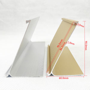 ZS60 Tabletop <span class=keywords><strong>Name</strong></span> Karten halter <span class=keywords><strong>Name</strong></span> Anzeige Aluminium Metall Typenschild Office Acryl Schreibtisch Namensschild - Product Image 4