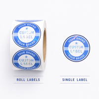 Étiquette personnalisée pour emballage privé, impression d'autocollants de produits, logo de marque, autocollant en vinyle holographique résistant à l'huile et à l'eau