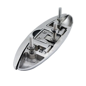 Stainless Steel 316 Marine Folding Cleat 150mm Dock Flip up Stud Mounted Mooring Bitt <b>Yacht</b> Boat Hardware Accessories Folding Cl - Product Image 4