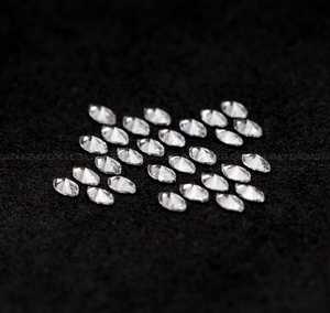 Anillo, Pendientes y Colgante de Diamante Cultivado en Laboratorio con Corte Marquise de 5.0 x 2.5 mm, Certificado IGI, Corte Único Antiguo - Product Image 2