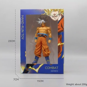 高品質 17cm ドラゴンボールZ 超サイヤ人 アクションフィギュア 身勝手の極意 PVC製 モデル玩具 銀髪 悟空 アニメモデル デコレーションボックス - Product Image 3