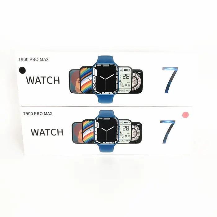2022 IWO 7นาฬิกาสมาร์ทวอทช์ T900 Pro Max,นาฬิกาอัจฉริยะผู้ชายระบบสัมผัสขนาดเต็ม IWO7นาฬิกาสมาร์ทวอทช์ T900pro