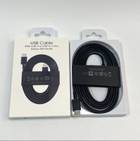Cable de Carga Rápida USB C a USB C para Teléfono Móvil Samsung S23 S24 S25 Ultra, Cable de Carga Tipo C PD de 1.8M para Cargador Samsung