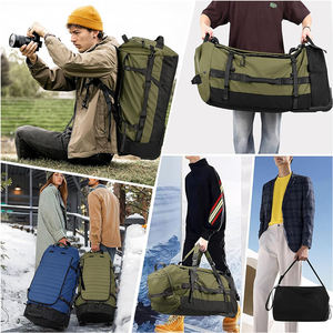 Mochila con Ruedas Plegable de 85L y 29 Pulgadas, Bolsa de Viaje de Lona Suave con Compartimento Separado para Zapatos y Base Acolchada Completa - Product Image 5