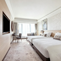 Chaises de luxe pour événements et ensemble de meubles de chambre d'hôtel pour hôtels 5 étoiles avec vue sur le port