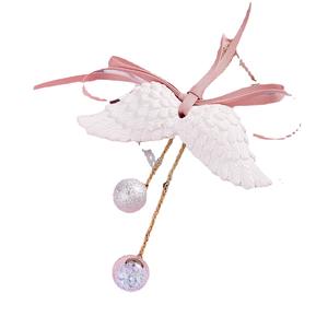 Umweltfreundlicher Rosa Engelsflügel Aroma-Diffusor für die Auto-Lüftung, Hängender Lufterfrischer für Zuhause aus ABS-Material und Aromagips - Product Image 3