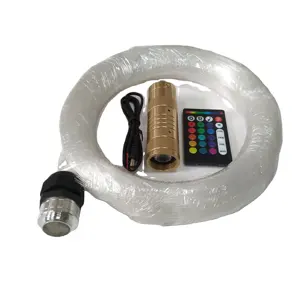 Kit de fibre optique pour la décoration d'un plafond, mini projecteur à monter soi-même, 12 v, idéal pour un véhicule