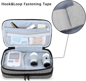 Bút Tiểu Đường Hai Lớp Hộp Đựng <span class=keywords><strong>Glucose</strong></span> <span class=keywords><strong>Meter</strong></span> Trường Hợp Du Lịch Tiểu Đường - Product Image 3