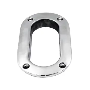 aisi 316 stainless steel Roller Oval Boat Marine Yacht Fairlead chain Hawse Pipe Marines With Cleat For Boat yacht