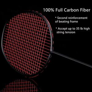 Raqueta de Bádminton Profesional OEM 3U, Ligera, Cabeza Pesada, 35 Libras, Alta Tensión, Tipo Ofensivo - Product Image 2