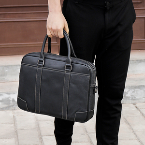 Borsa da Ufficio in Pelle Marrant per Uomo, Borsa a Mano in Vera Pelle, Borsa per Laptop, Valigetta in Pelle, Borsa <span class=keywords><strong>Messenger</strong></span> - Product Image 1