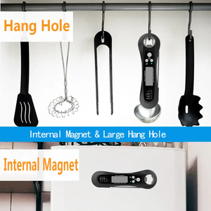 Termómetro de cocina <span class=keywords><strong>Digital</strong></span> impermeable plegable con pantalla <span class=keywords><strong>LCD</strong></span> retroiluminada multifuncional - Product Image 5