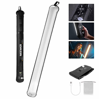 Pour GC21B 21W, éclairage LED portable bicolore gonflable avec alimentation par batterie 5V/3A, température de couleur 2700-6500K