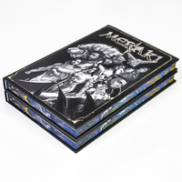 Impression de livres manga reliés avec bords peints sur mesure, fabricant de bandes dessinées pour les éditeurs