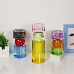 <span class=keywords><strong>Elegante</strong></span> cristal al por mayor barato estrella de cristal figura luz portavelas decoración creativa para la decoración del hogar - Product Image 3
