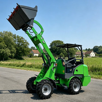 Heißer Verkauf: Elektrischer Mini-Radlader, Frontlader für Obstgärten, Allradantrieb, Multifunktionaler Lader für die Landwirtschaft