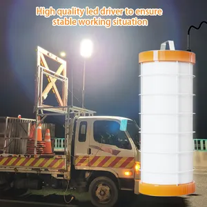 Lumière de chantier de construction extérieure 800w trépied support télescopique led ballon travail lumières led temporaire pour usage industriel