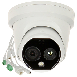 Hik DS-2TD1228-2/QA Security Thermal Optical Bi-Spectrum Night Vision 4MP CMOS IP67 Eyeball <b>Camera</b> H.265 Memory Card Cloud - Product Image 1