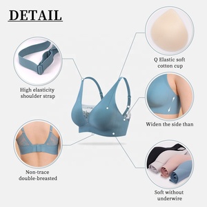 Set Reggiseno e Slip da Donna in Nylon Effetto Seta, Imbottitura Invisibile Push-up, Taglie Assortite, Vendita all'Ingrosso - Product Image 4
