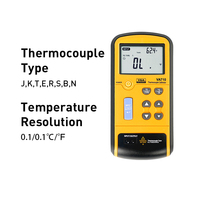 Calibrateur de thermocouple multifonction portable VA710-2, personnalisable, écran LCD grand format à 5 chiffres, prise en charge ODM OEM