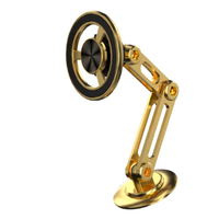 Support de téléphone magnétique pour voiture, flexible, étanche, en aluminium, avec rotation à 360°, dernier design amélioré