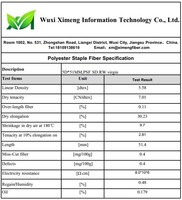 Multi-Purpose 1.2D*38mm Virgin Siliconized Solid Polyester Staple Fiber for Spinning & Home Textile Filling