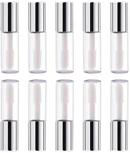 Großhandel kreisförmige Lip gloss Tube Kunststoff Pet Tube Lippenstift Lippen glasur Verpackungs behälter leere Tube