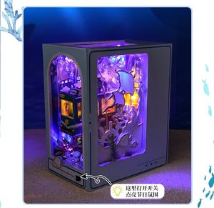 Dream underwater world DIY Book Nook stand ensamblado Clase de rompecabezas de Madera Juguetes al por mayor juguetes de regalo <span class=keywords><strong>casas</strong></span> de muñecas - Product Image 6