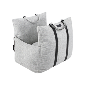 Dog Car Seat Travel Dog bed with safe belt and Dog Leash inside - Product Image 5