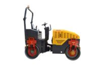 Rouleau vibratoire tandem à double tambour avec moteur et transmission pour un compactage efficace de l'asphalte et du gravier