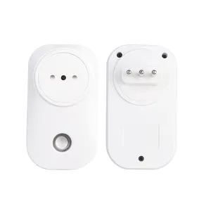 35*110*62mm Smart Italy Standard-Buchsen gehäuse Weiß Wireless Wifi Smart Plug Steckdose OEM-Box-Gehäuse mit App